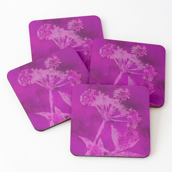 Item preview, Cow Parsley Neon pink- Wild Flower Range designed and sold by BenitaJayne.