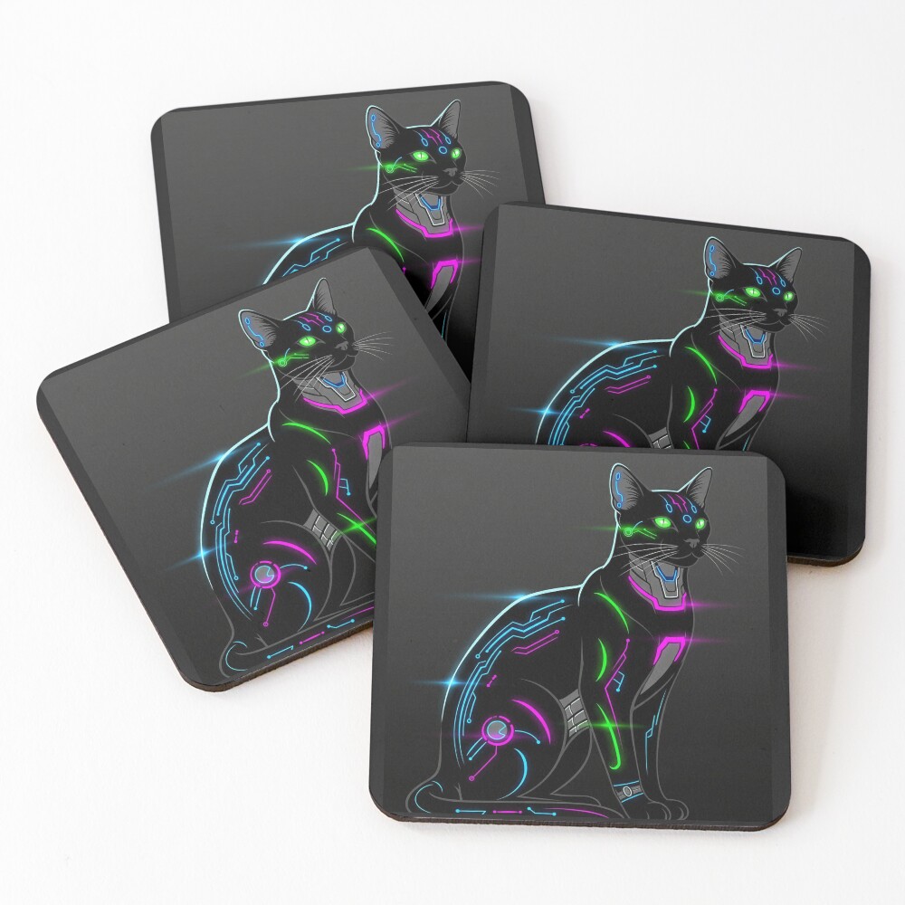 Item preview, Coasters (Set of 4) designed and sold by RITUALREBEL.