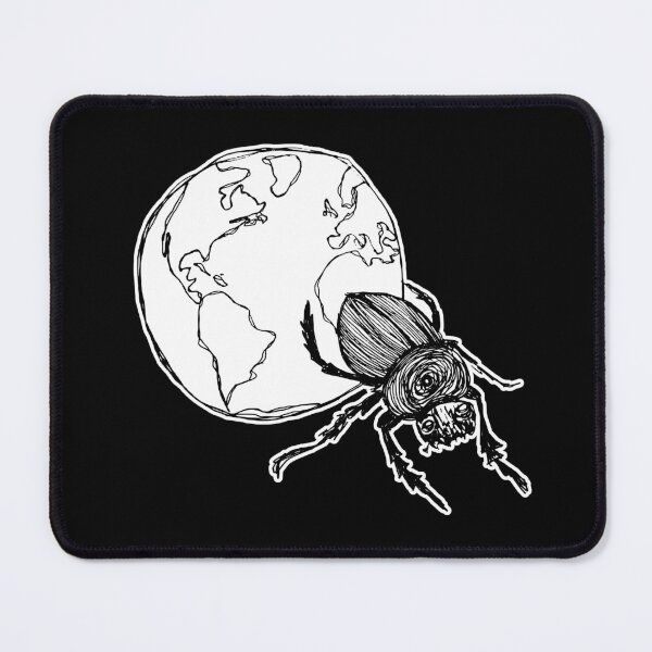 Item preview, Dark and Gritty Sisyphus Dung Beetle Rolling Earth designed and sold by Michael Stewart.