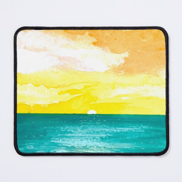 Item preview, Watercolor Lake Sunset designed and sold by Brandi Wheeler.