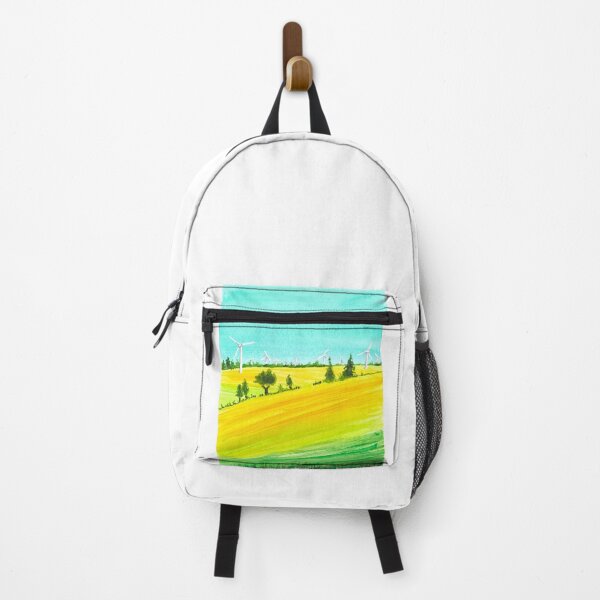 Item preview, Watercolor Windmill Fields  designed and sold by Brandi Wheeler.