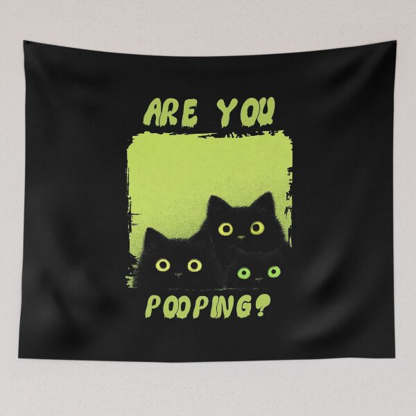 Item preview, Are You Pooping? Cats Looking designed and sold by Enea Kelo.