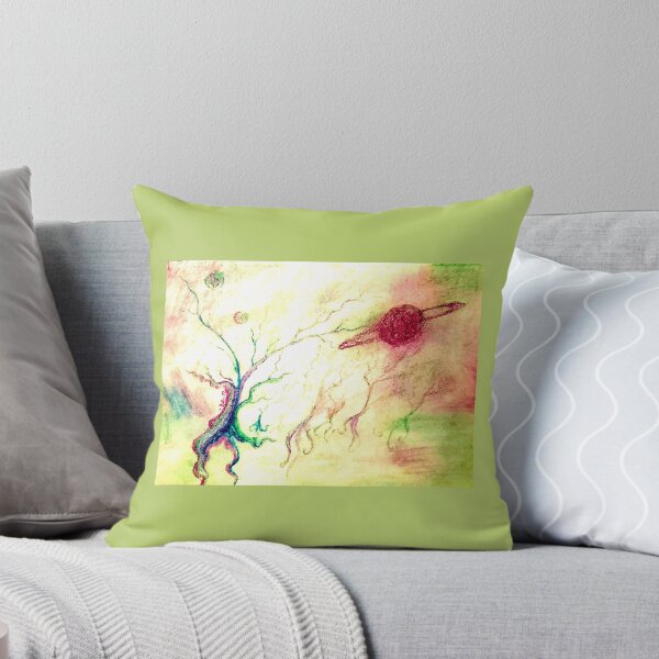 Fading World by ElitebyElise Throw Pillow