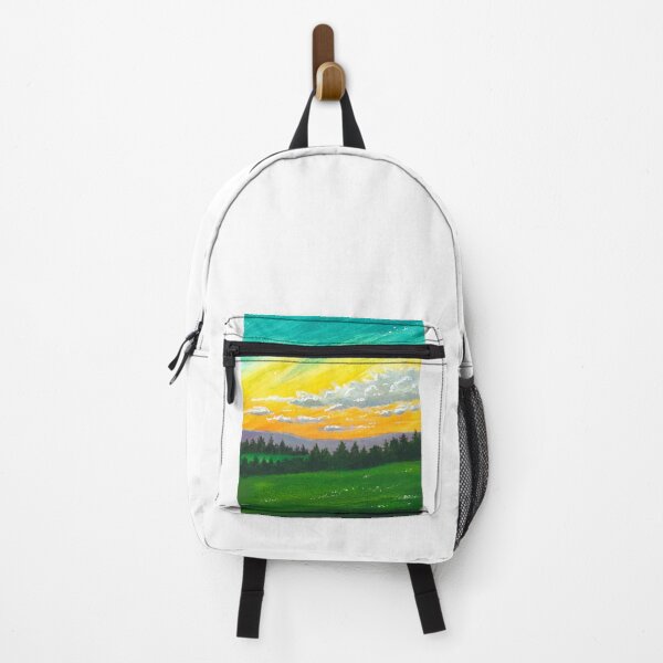 Item preview, Watercolor Sunset: Teal Field Skies designed and sold by Brandi Wheeler.