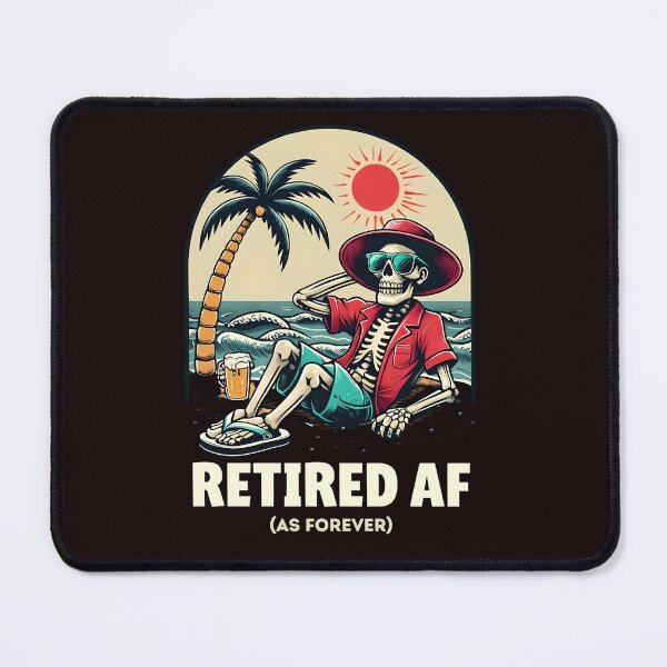 Item preview, Retired AF Skeleton on Beach – Funny Forever Vacation Design designed and sold by WHDProduction45.