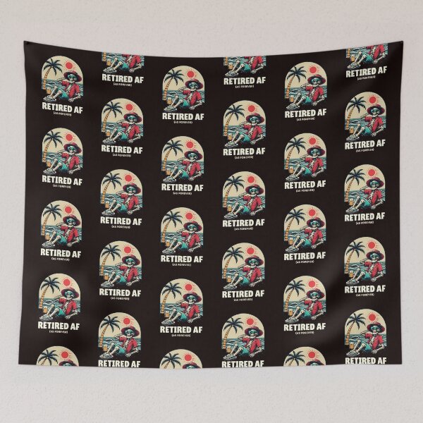 Item preview, Retired AF Skeleton on Beach – Funny Forever Vacation Design designed and sold by WHDProduction45.
