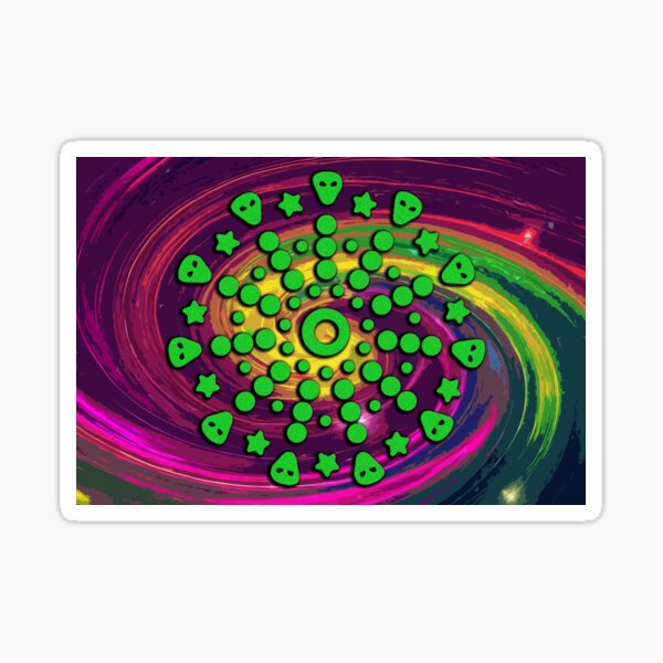 Item preview, Psychedelic Crop Circle designed and sold by TribuGalactica.