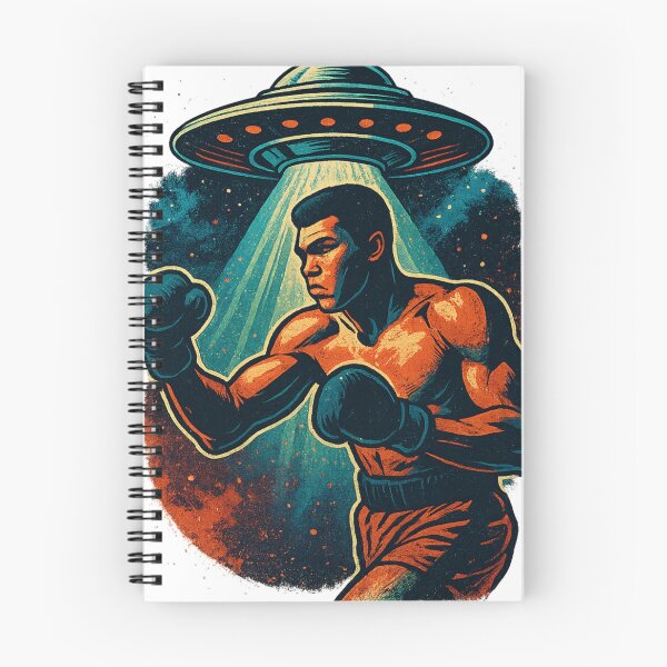 Item preview, “I SAW A LIGHT IN THE SKY” – MUHAMMAD ALI designed and sold by SEENABOVE.