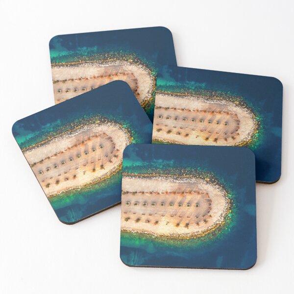 Item preview, Geometric Shoreline – Aerial Coastal Minimalism designed and sold by Ellaire.