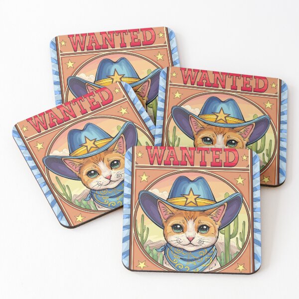 Item preview, Ginger cat wanted poster designed and sold by IMAGENACTION.