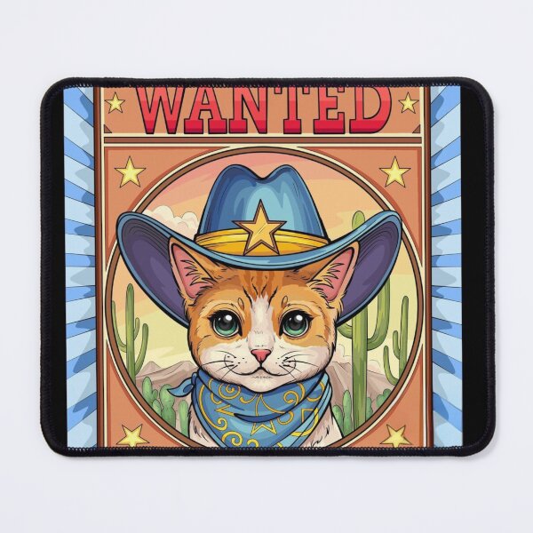 Item preview, Ginger cat wanted poster designed and sold by IMAGENACTION.
