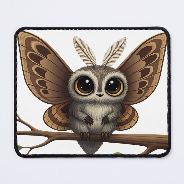 Item preview, Cute Mothman – Adorable Cryptid Creature Art designed and sold by Strange Comforts.