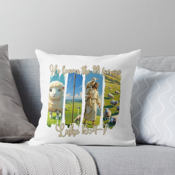Item preview, He Leaves the 99 for Me – Lost Sheep Brushstroke Art designed and sold by Illustrated Faith.