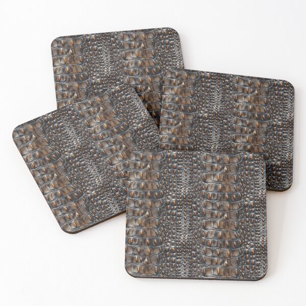 Item preview, Exotic Crocodile Skin Texture with Orange Accents designed and sold by NTGUILTY.