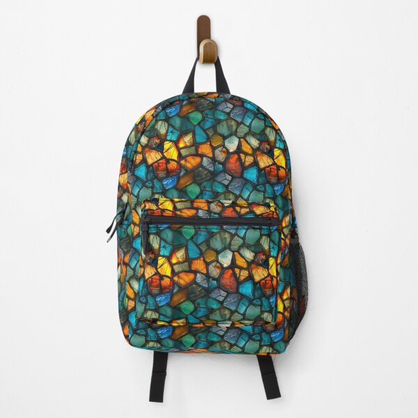 Item preview, Vibrant Abstract Stained Glass Mosaic designed and sold by NTGUILTY.