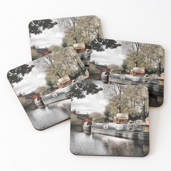 Item preview, Narrowboats at the Bumblehole designed and sold by Rachel J Bowler.