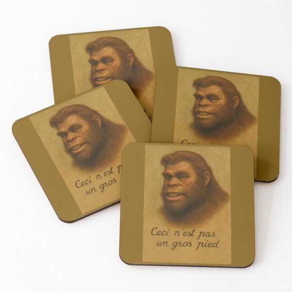 Item preview, Ceci N'est Pas un Gros Pied (Bigfoot) designed and sold by Tridentulus.