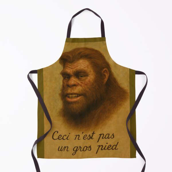 Item preview, Ceci N'est Pas un Gros Pied (Bigfoot) designed and sold by Tridentulus.