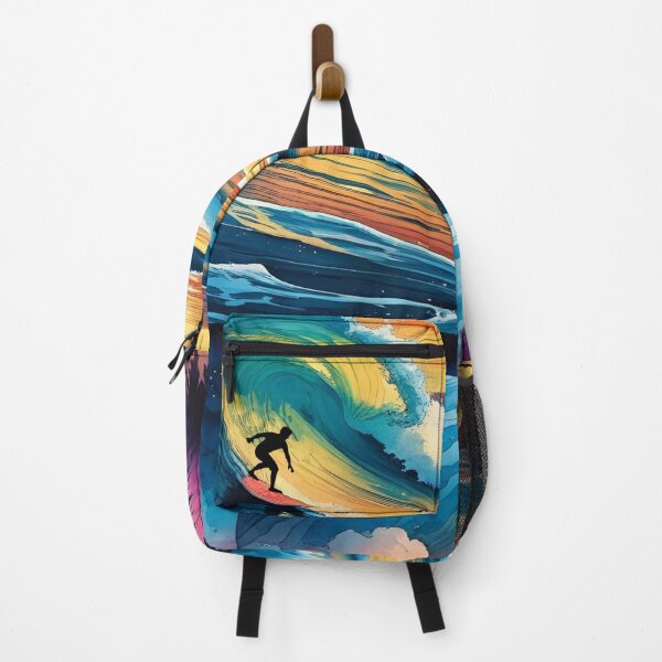Item preview, Surfing in an Alien Paradise Artscape designed and sold by EschatonGarden.