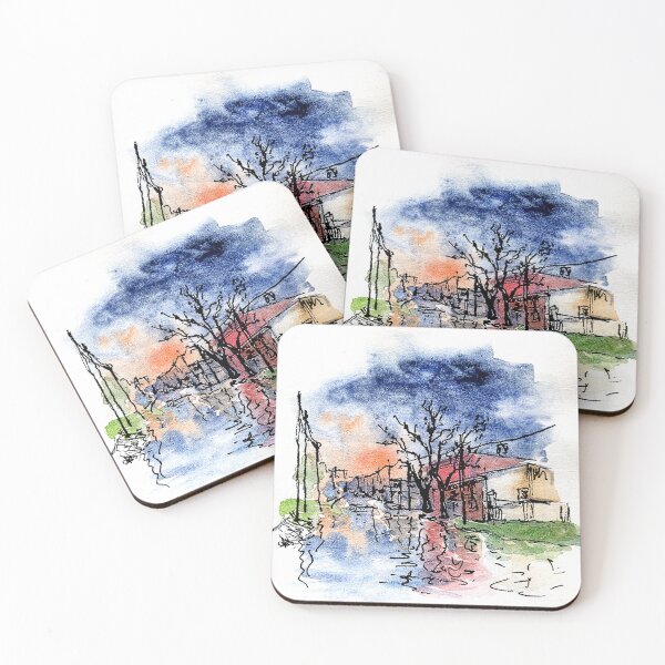 Item preview, Flooded suburbs designed and sold by mariodibuja.