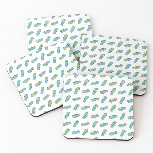 Item preview, Blue Beach Flip Flops Pattern designed and sold by Jamildesign.