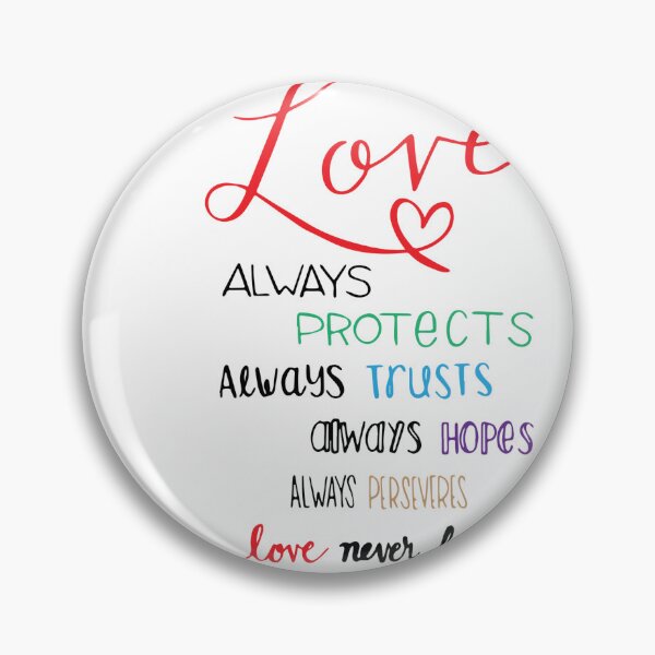 Item preview, Colorful, hand-lettered scripture inspired by 1 Corinthians 13 designed and sold by HouseofOpulent.