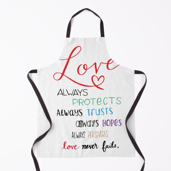Item preview, Colorful, hand-lettered scripture inspired by 1 Corinthians 13 designed and sold by HouseofOpulent.