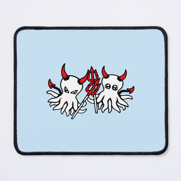 Item preview, 2 Octopus Devil Team Hell Satan Evil Purgatory Naughty designed and sold by shirt-o-mat.