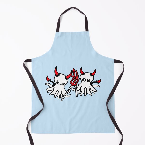 Item preview, 2 Octopus Devil Team Hell Satan Evil Purgatory Naughty designed and sold by shirt-o-mat.