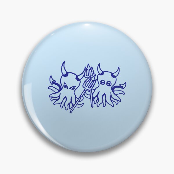 Item preview, 2 Octopus Devil Team Hell Satan Evil Purgatory Naughty designed and sold by shirt-o-mat.
