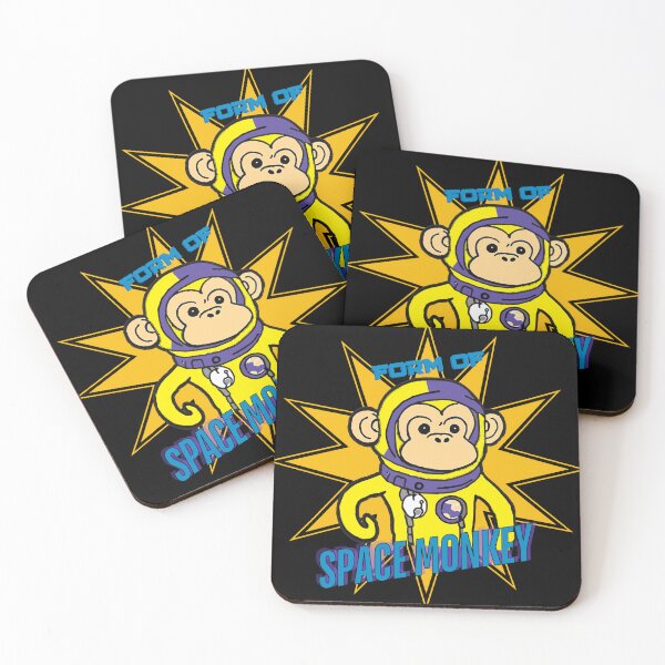 Item preview, Form of... Space Monkey! – Retro Cartoon Hero Parody Design designed and sold by SnarkSharks.