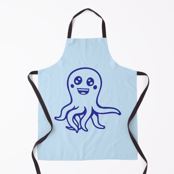 Item preview, Octopus Happy Friendly Laughing Cute Smile Comic Drawing designed and sold by shirt-o-mat.