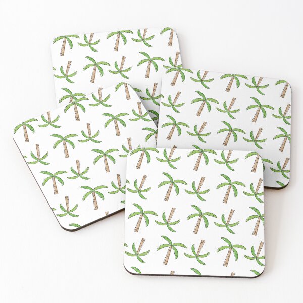 Item preview, Green palm tree pattern designed and sold by Jamildesign.