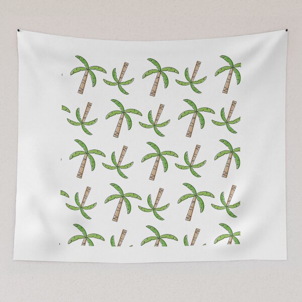 Item preview, Green palm tree pattern designed and sold by Jamildesign.