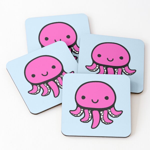 Item preview, Octopus Happy Friendly Laughing Cute Smile Comic Drawing designed and sold by shirt-o-mat.