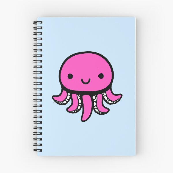 Item preview, Octopus Happy Friendly Laughing Cute Smile Comic Drawing designed and sold by shirt-o-mat.