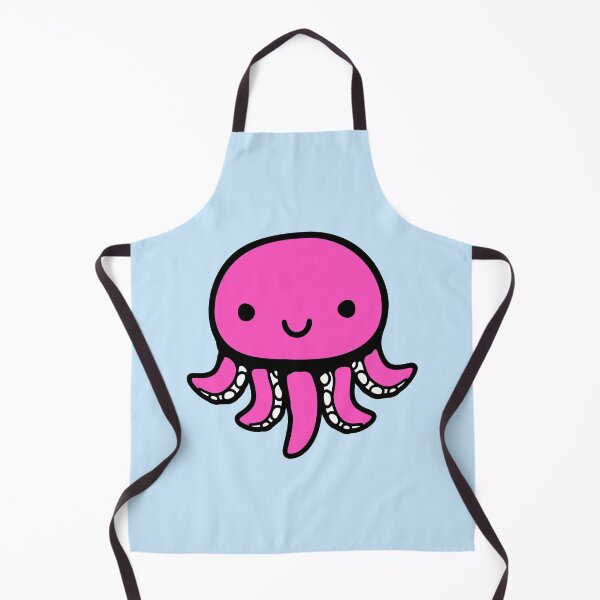 Item preview, Octopus Happy Friendly Laughing Cute Smile Comic Drawing designed and sold by shirt-o-mat.