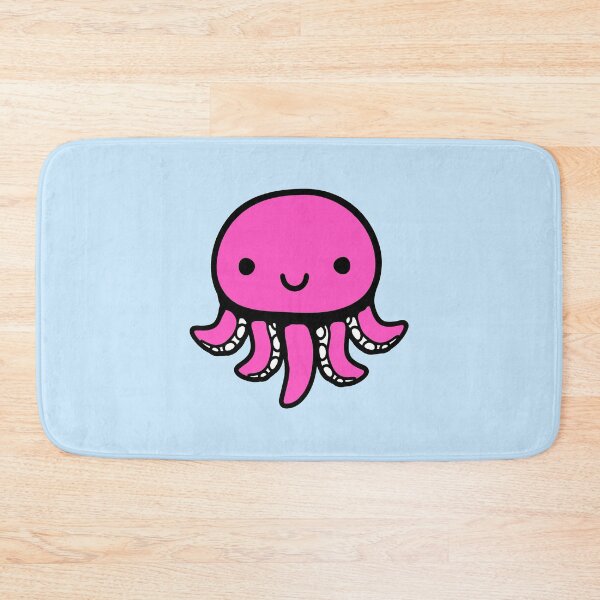 Item preview, Octopus Happy Friendly Laughing Cute Smile Comic Drawing designed and sold by shirt-o-mat.