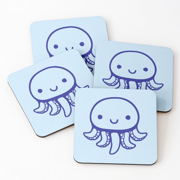Item preview, Octopus Happy Friendly Laughing Cute Smile Comic Drawing designed and sold by shirt-o-mat.