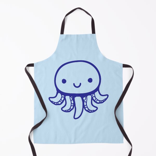 Item preview, Octopus Happy Friendly Laughing Cute Smile Comic Drawing designed and sold by shirt-o-mat.