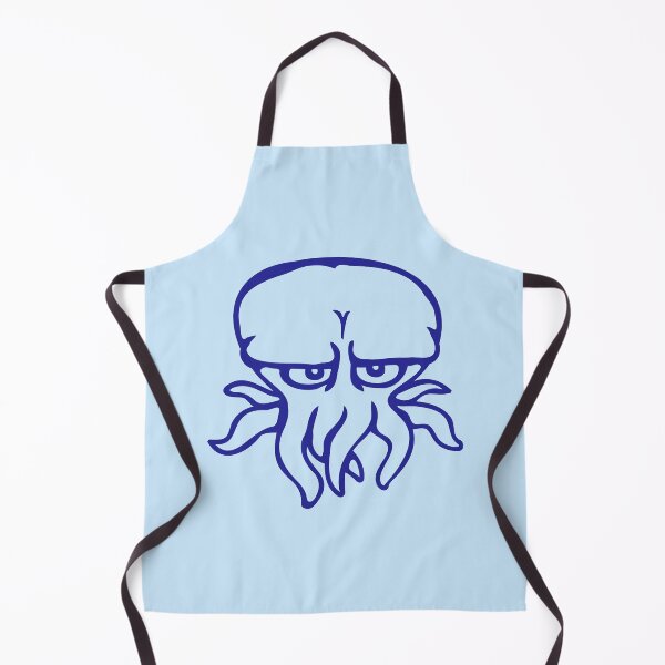 Item preview, Octopus Looks Cute Sad Tired Little Shy Afraid Drawing designed and sold by shirt-o-mat.