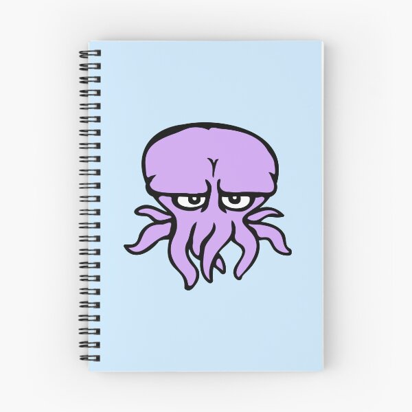 Item preview, Octopus Looks Cute Sad Tired Little Shy Afraid Drawing designed and sold by shirt-o-mat.