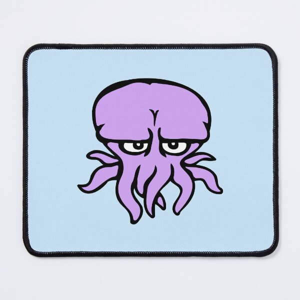 Item preview, Octopus Looks Cute Sad Tired Little Shy Afraid Drawing designed and sold by shirt-o-mat.