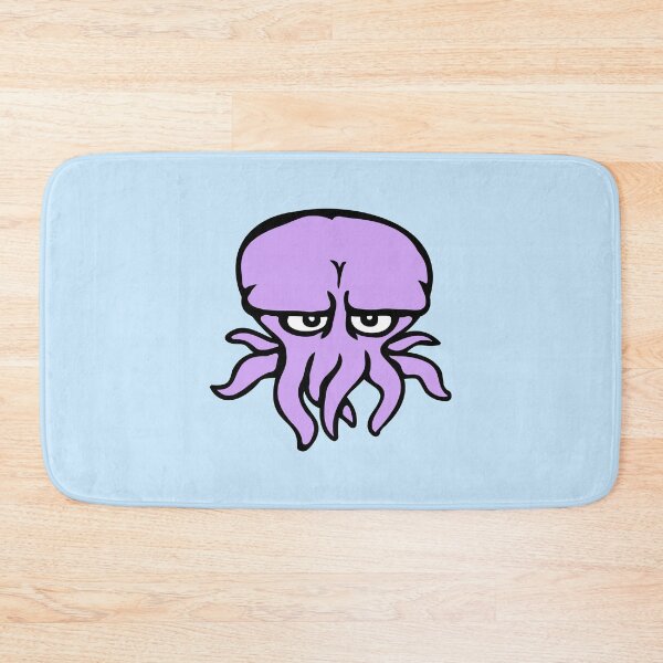 Item preview, Octopus Looks Cute Sad Tired Little Shy Afraid Drawing designed and sold by shirt-o-mat.