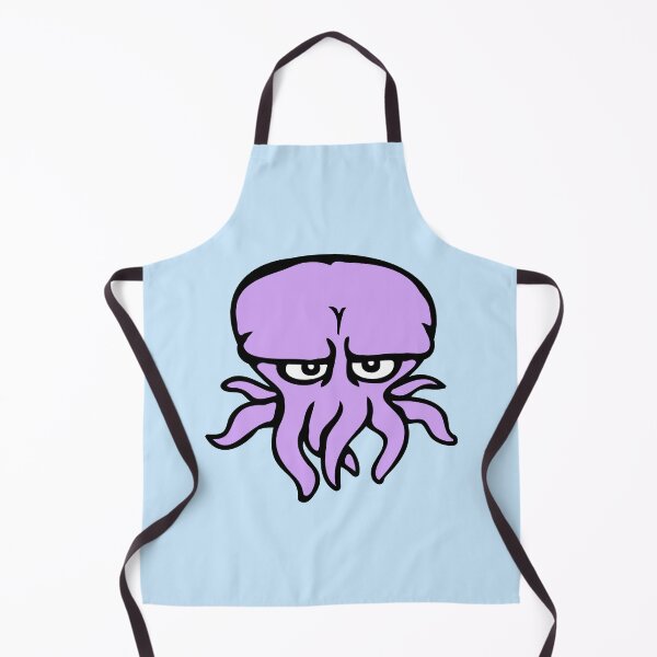 Item preview, Octopus Looks Cute Sad Tired Little Shy Afraid Drawing designed and sold by shirt-o-mat.