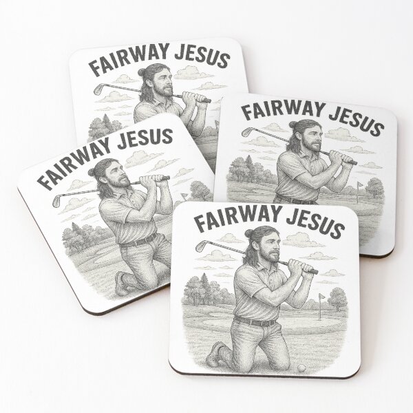 Item preview, Fairway Jesus designed and sold by Gentleman’s Golf Creations.