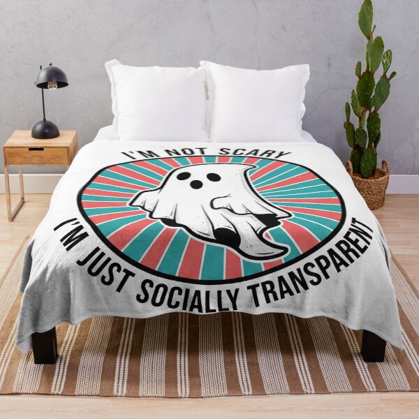 Item preview, I'm Not Scary I'm Just Socially Transparent Ghost designed and sold by Owcomm.