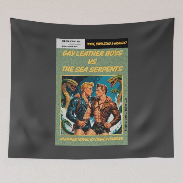 Item preview, Gay Leather Boys vs The Sea Serpents designed and sold by LochlynnLoaded.