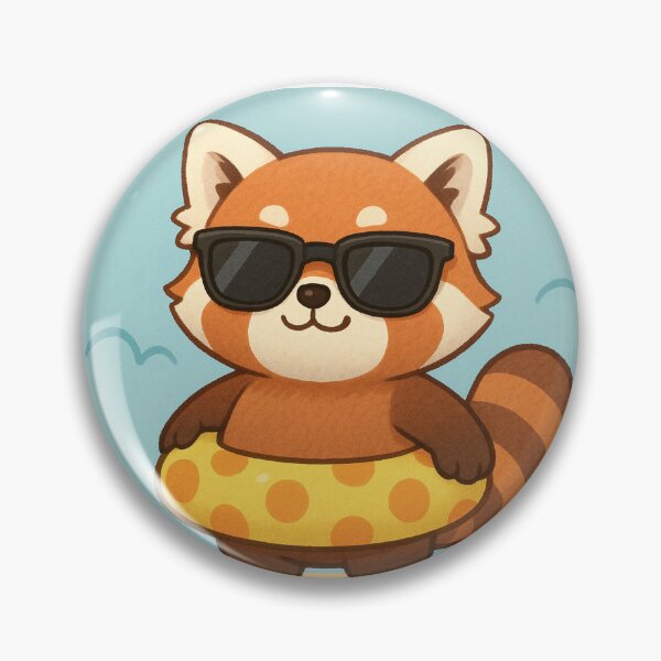Item preview, Red Panda On Holiday designed and sold by FawnNuage.
