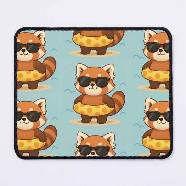 Item preview, Red Panda On Holiday designed and sold by FawnNuage.